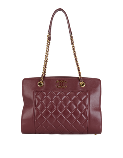 Mademoiselle Tote, Leather, Burgundy, 21669014 (2015/16), AC/B/DB, 2*